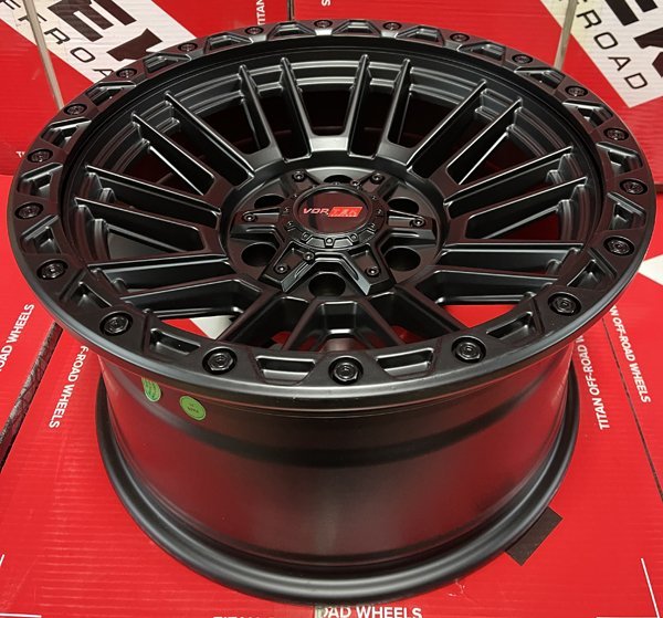 新作 VORTEK VR604 17x9J JT グラディエーター 17インチマッドタイヤホイールセット YOKOHAMA GEOLANDAR MT G003 265/70R17 285/70R17_画像6