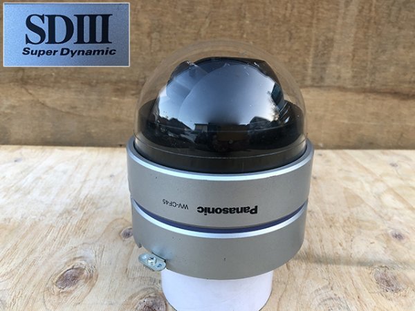 Panasonic security camera WV-CF45 dome camera color te look camera network camera operation not yet verification present condition goods secondhand goods prompt decision 