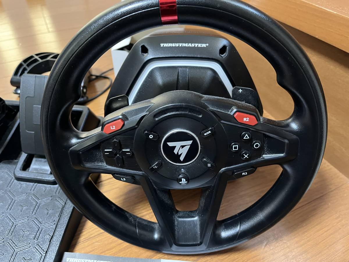 PS5/PS4/PC スラストマスター T128 レーシングホイール コントローラー THRUSTMASTER Racing Wheel 箱説付_画像6