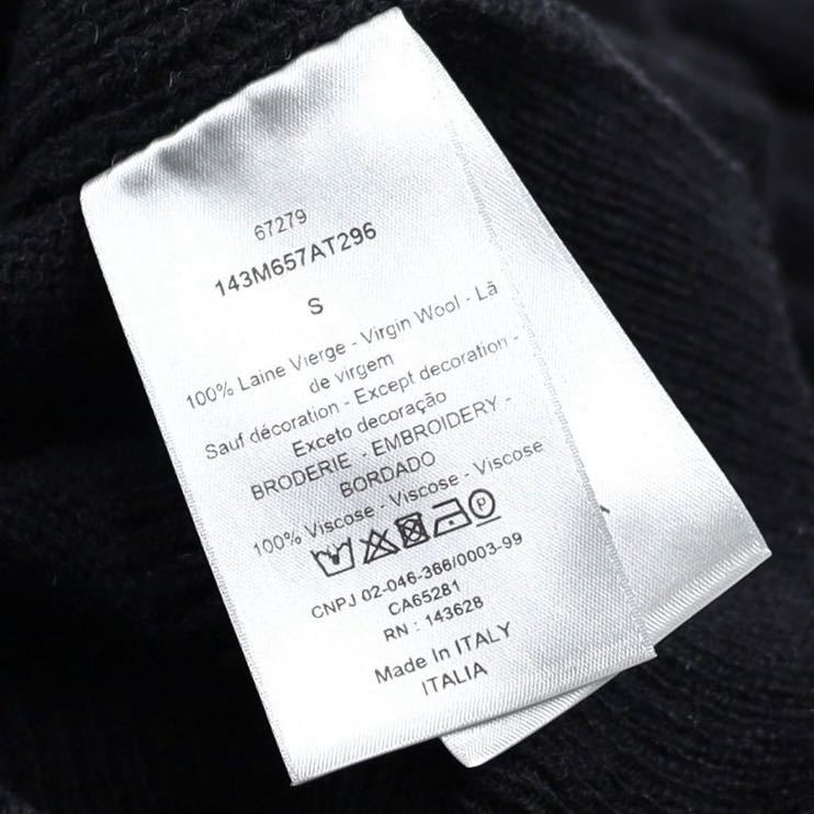  не использовался класс Dior Peter doig×DIOR вязаный свитер S размер 