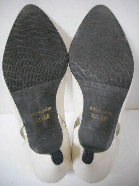 RIZlizL\'ESPRIT DELA VILLE натуральный кожа открытый tu туфли-лодочки размер 22.5EE сделано в Японии 