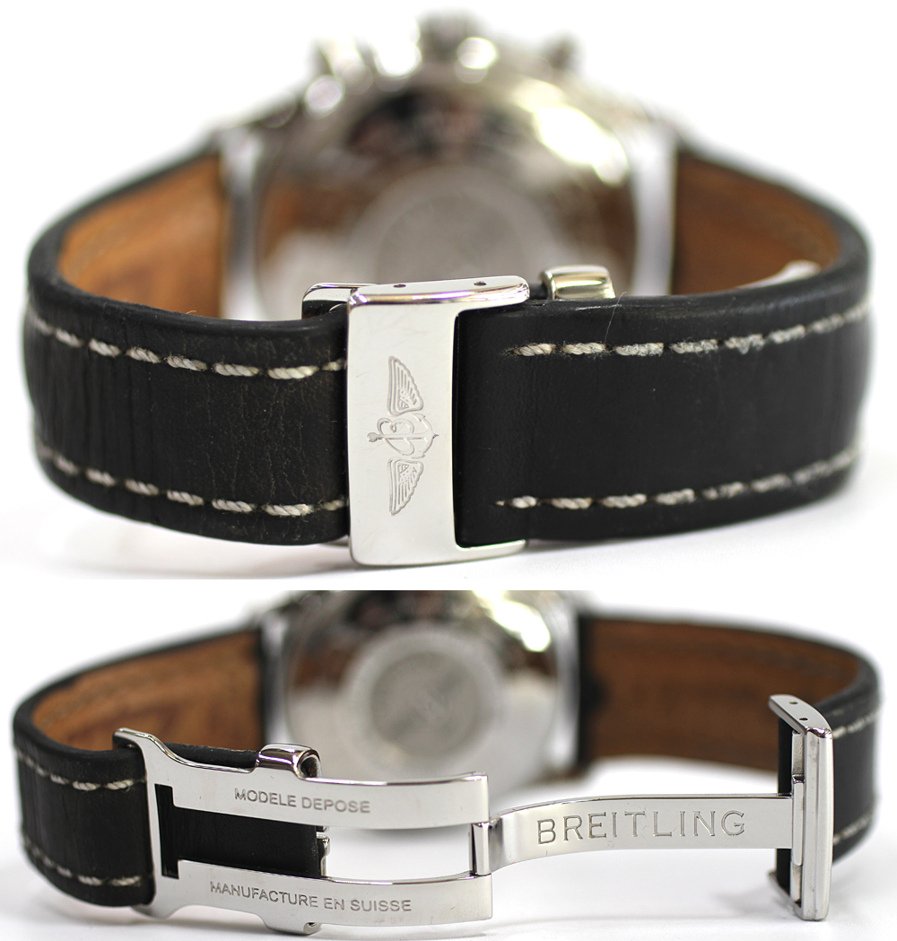 【BREITLING】ブライトリング オールド ナビタイマー A13322 ブルーダイヤル メンズ 自動巻き 腕時計の画像8