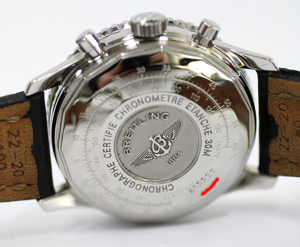 【BREITLING】ブライトリング オールド ナビタイマー A13322 ブルーダイヤル メンズ 自動巻き 腕時計の画像7