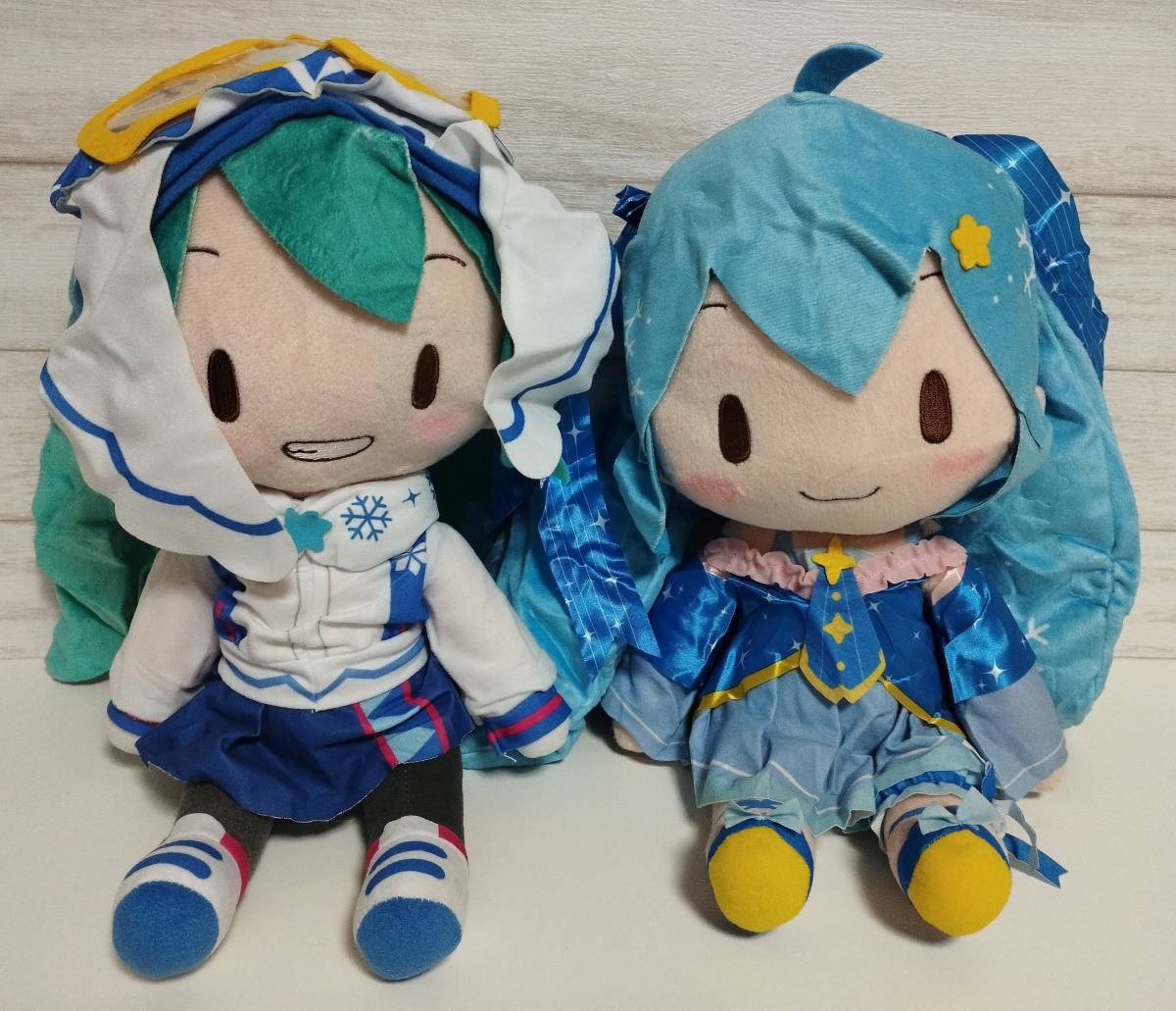 初音ミク 雪ミク SNOW MIKU ふわふわぬいぐるみ ふわぬい 10体セット 三月八日 全高約30㎝_画像4