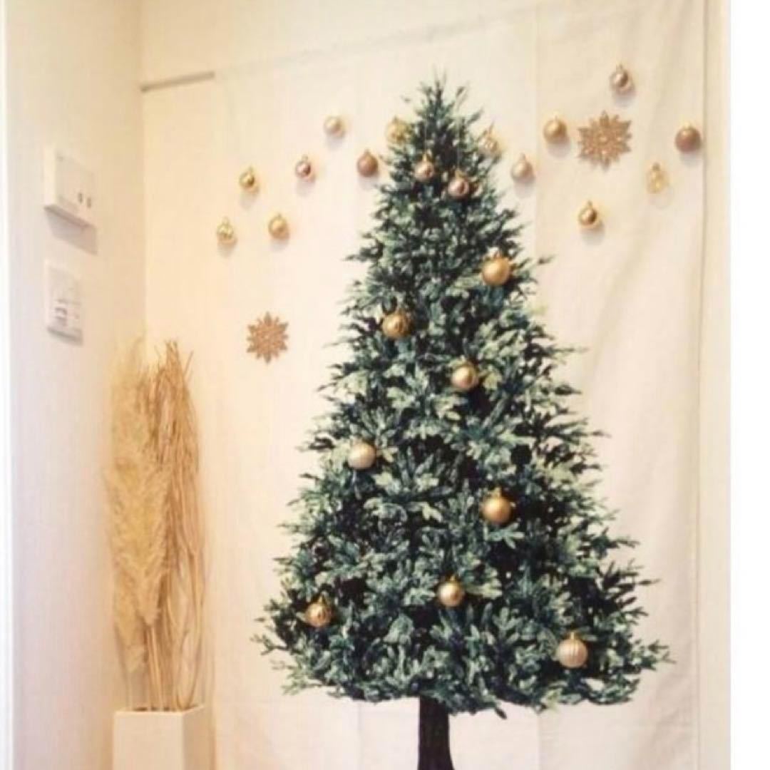 クリスマスツリー　タペストリー　壁掛け　飾り　オーナメント　クリスマス　室内_画像2