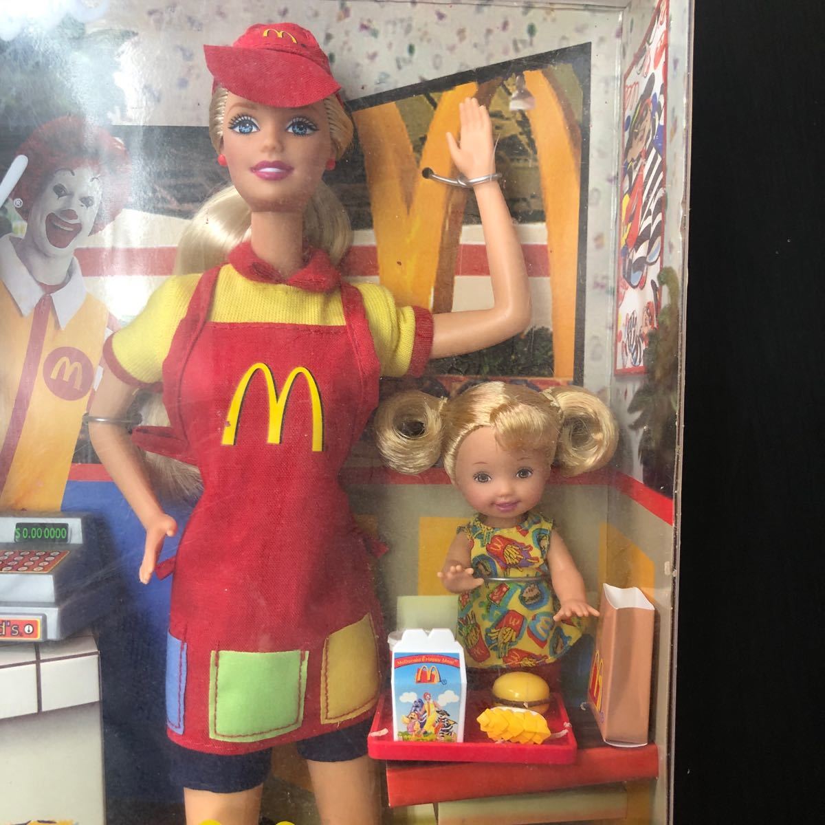 Barbie Barbie and Kelly McDonald\'s McDonald's Fun Time! Dolls Set 2001 doll doll figi