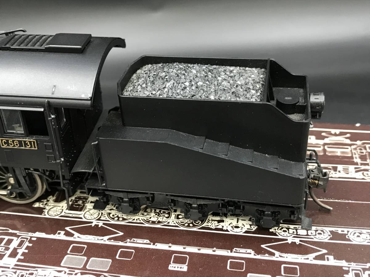 SE1213-07◆KATO HOゲージ 1-201 C56 131 蒸気機関車 鉄道模型 箱あり_画像4