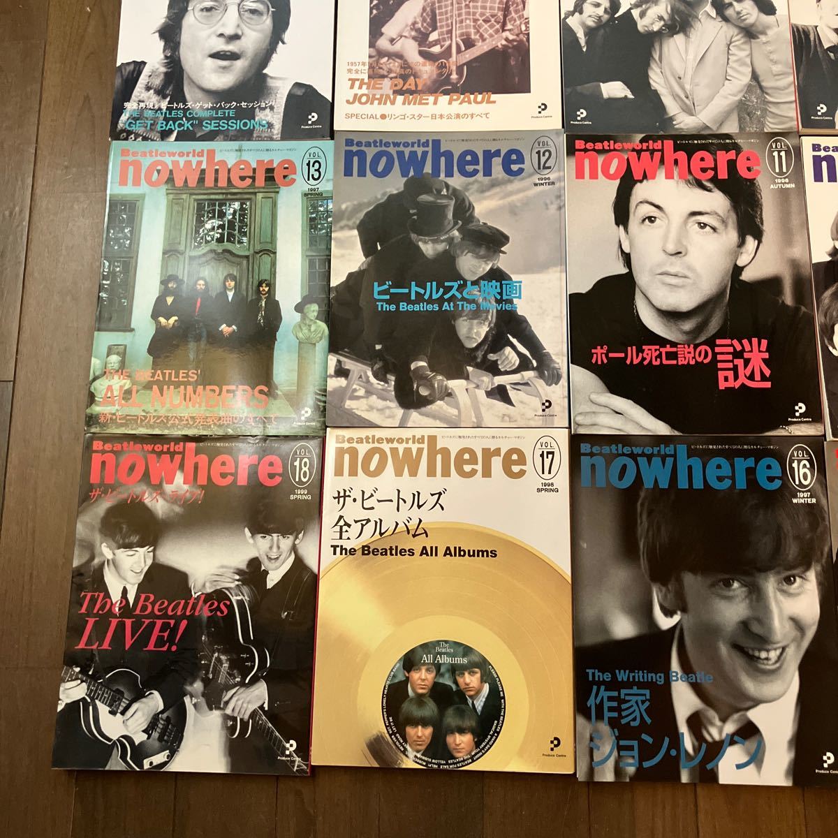 Beatlesworld nowhere 18冊セットビートルズ　ジョンレノン　ポールマッカートニー　リンゴスター　ジョージハリスン_画像4