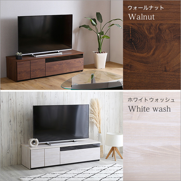 日本製 テレビ台 テレビボード 140cm幅 完成品 国産 ローボード ナチュラル色_画像5