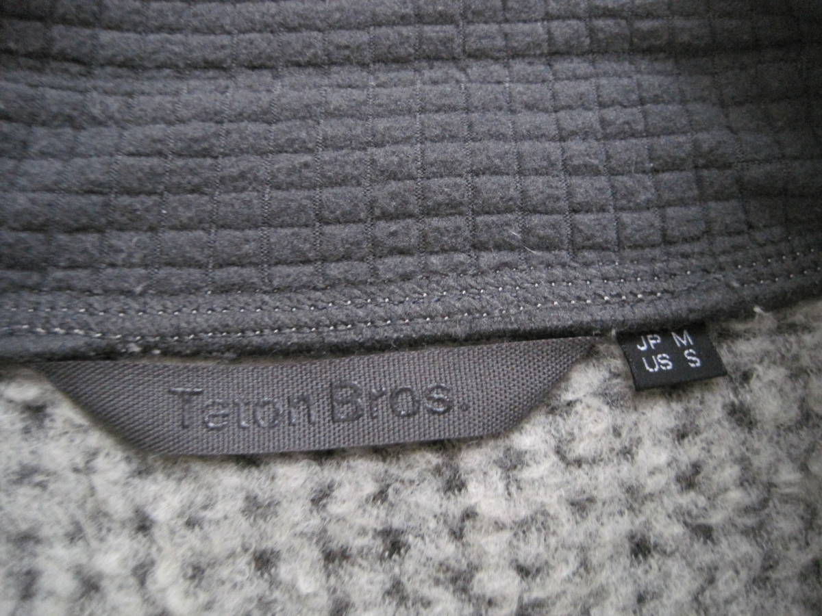 23-24F/W 定価28,600円　美品　Teton Bros. ティートンブロス　Wool Air Jacket　フリース　M_画像9