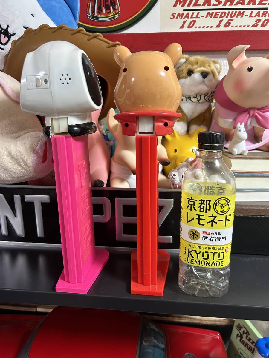 GIANT PEZ 、JUMBO PEZ 、XXL PEZ (スヌーピー&くまのプーさん) 2個セット 美品 集めてみよう！の画像7