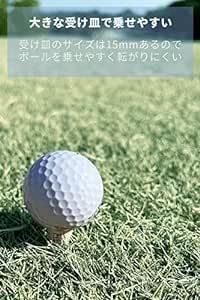 ロング3本ショート3本 Backs＼Rush(バックスラッシュ) ゴルフ ティー 挟めるティー 6本 ロングティー ショートティ_画像5