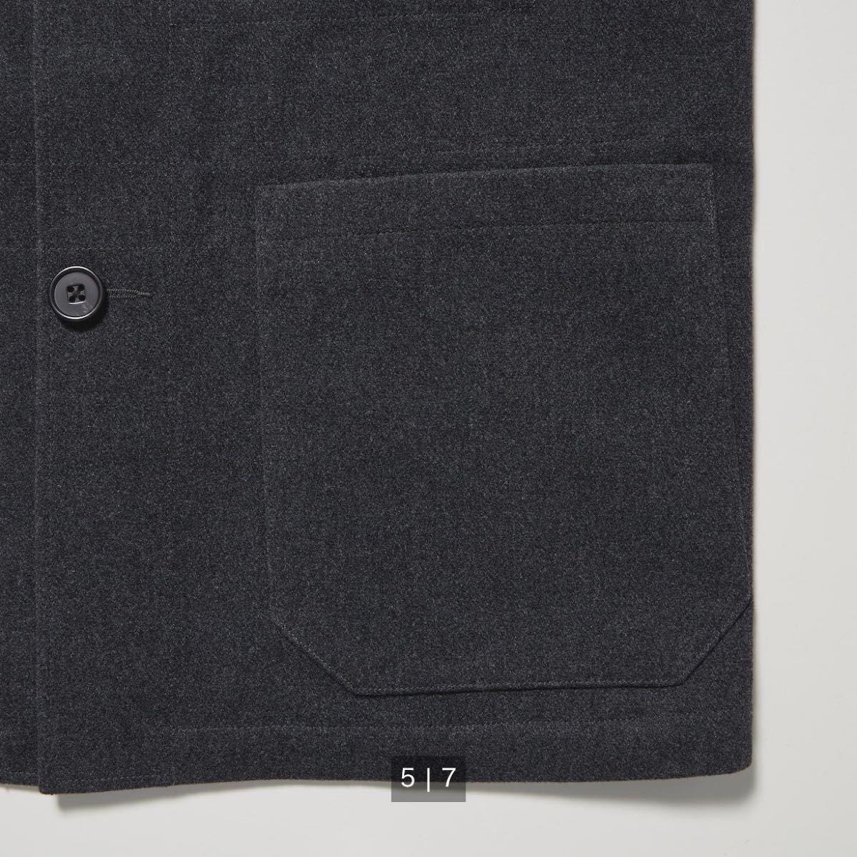 UNIQLO U ユニクロ ユー ウールブレンドシャツジャケット UNIQLO U ユニクロ ユー ウールブレンドシャツジャケット