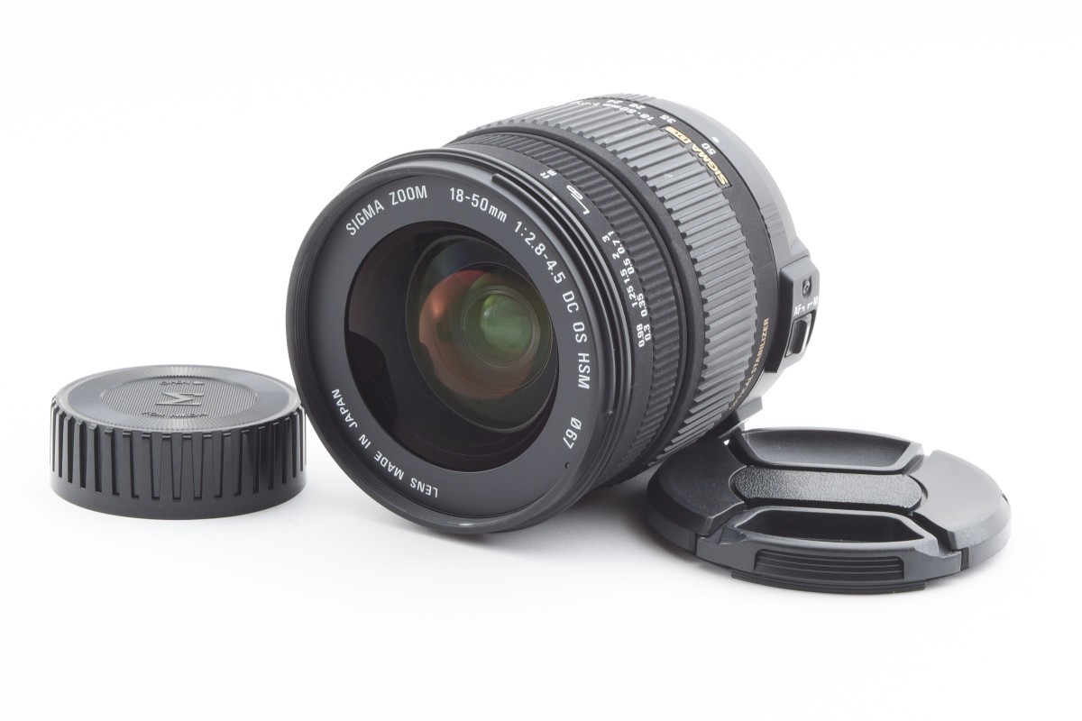 Sigma DC OS HSM 18-50mm F/2.8-4.5 Nikon Fマウント用 交換レンズ_画像1