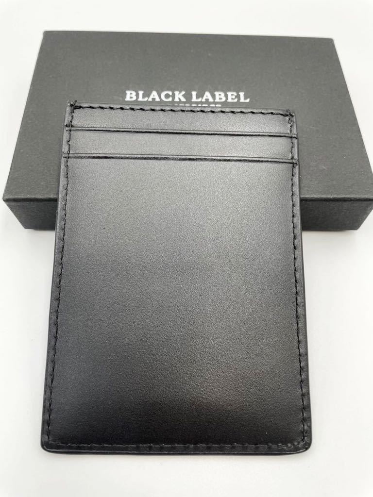 未使用品　ブラックレーベル　クレストブリッジ　カードケース　PVC ブラック　レッド　チェック　メンズ　定期入れ　パスケース