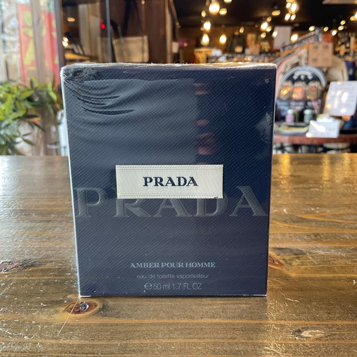 PRADA AMBER POUR HOMME プラダ アンバープールオム オーデトワレ 50ml 香水 未開封_画像1