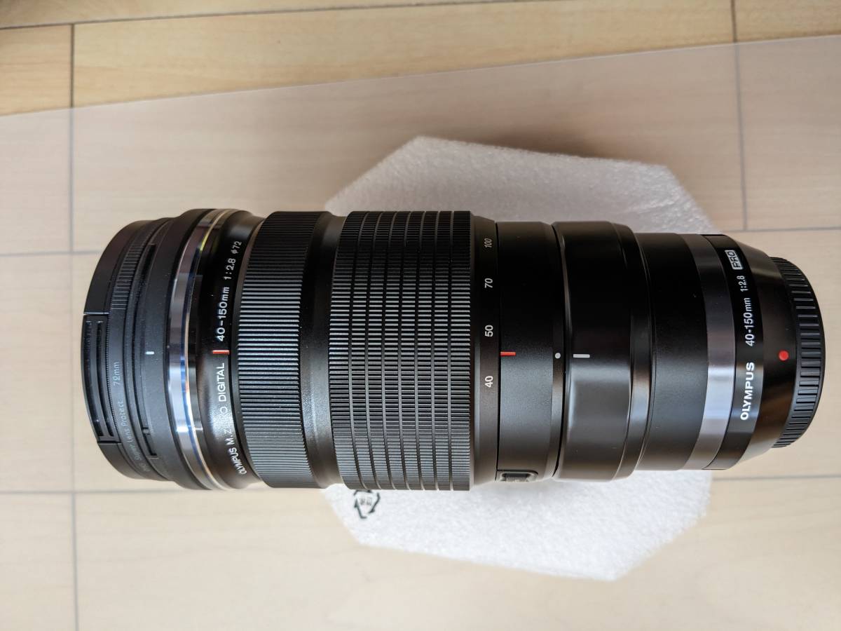 中古美品　Olympus M.ZUIKO 40-150mm pro レンズ　テレコンバーターMC-14セット_画像5