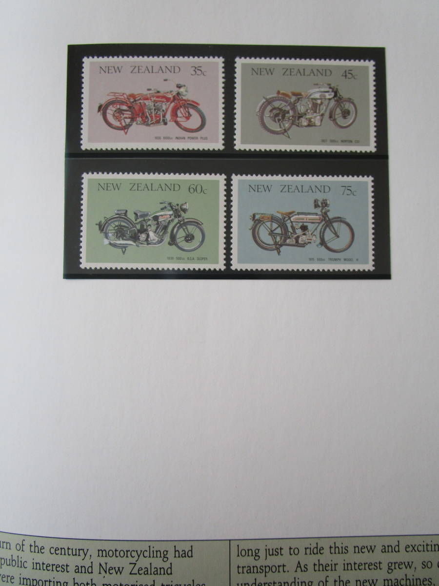 ★ニュージーランド　1986年切手ブック　未使用29枚　小型シート2枚★_画像4