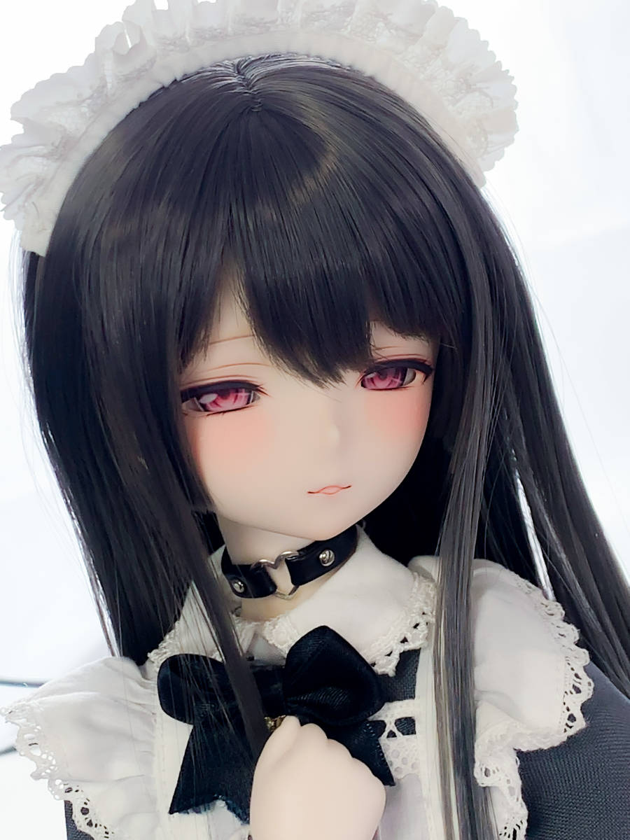 †yami† imomodoll TIAMAT カスタムヘッド Cream Skin (霜色) ＋オリジナルアイ2種類_画像7