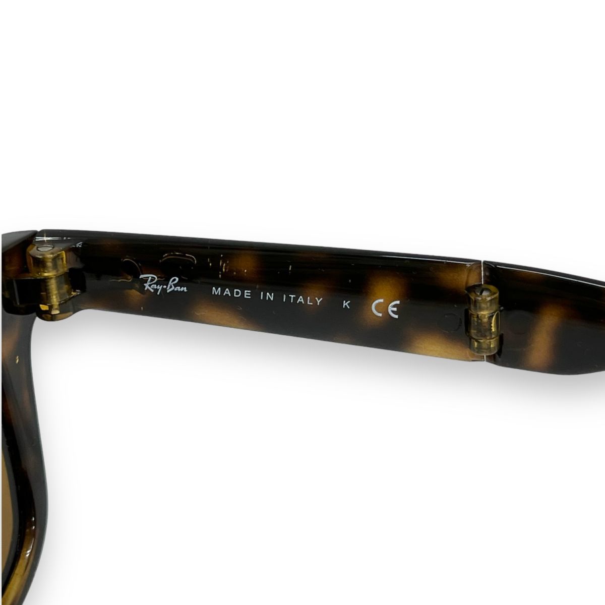 美品 Ray-Ban レイバン サングラス 眼鏡 小物 アイウェア ファッション ブランド RB4105 WAYFARER FOLDING 折りたたみ ケース付き_画像5