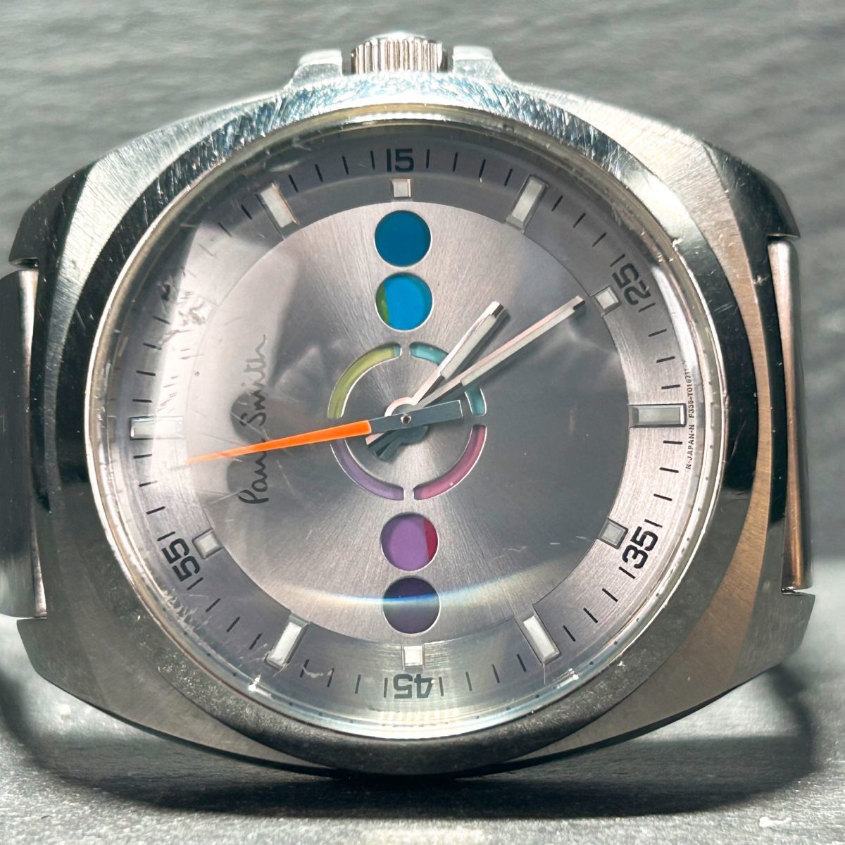 Paul Smith ポールスミス ファイブアイズ F335-T010482 腕時計 クオーツ アナログ 3針 ステンレススチール 新品電池交換済み 動作確認済み_画像4