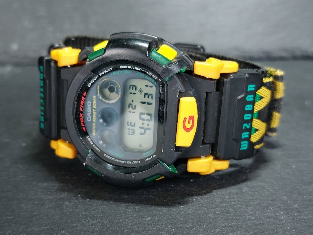 CASIO カシオ G-SHOCK ジーショック XAYMACA ザイマカ DW-002 メンズ 腕時計 デジタル カラフル 布製ベルト 新品電池交換済み 動作確認済み_画像6