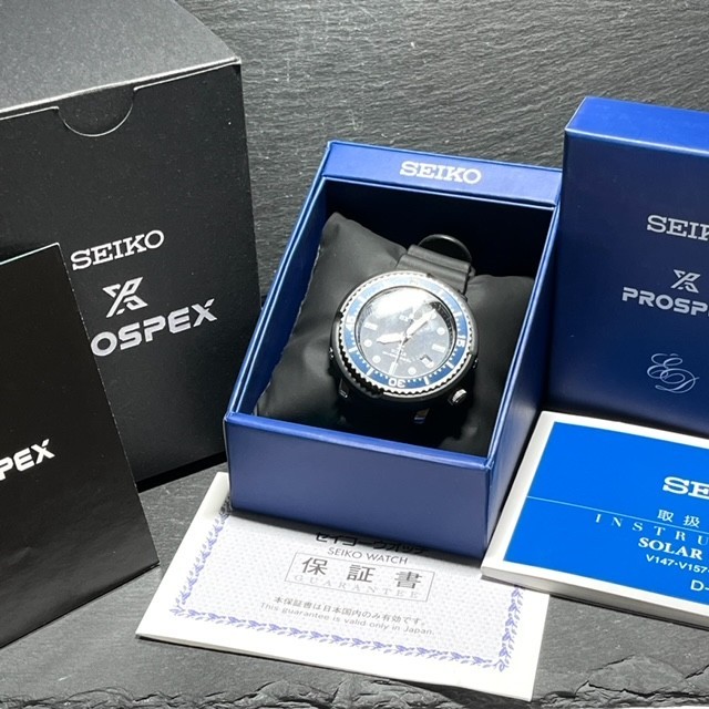 美品 SEIKO PROSPEX LOWERCASEプロデュースモデル セイコー プロスペックス ダイビングスキューバ 腕時計 ソーラー STBR025_画像8