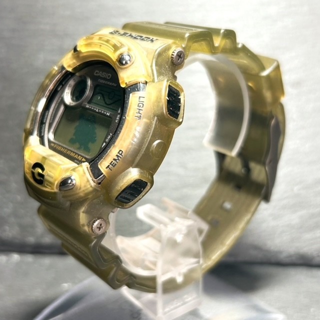 CASIO カシオ G-SHOCK ジーショック FISHERMAN フィッシャーマン イルクジ DW-8600 腕時計 クオーツ デジタル カレンダー 多機能 チタン_画像6