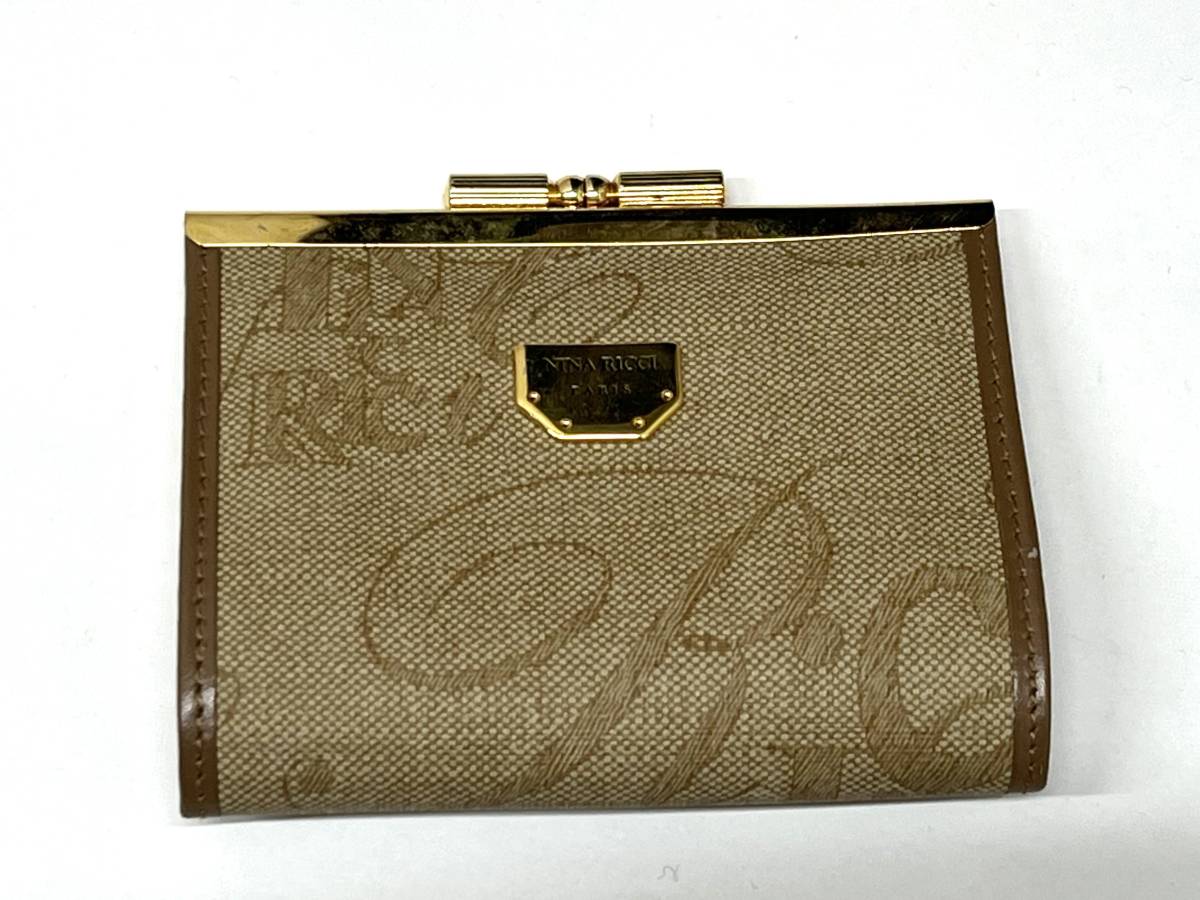 ◆NINA RICCI　ニナリッチ　コインケース　　ブラウン/中古_画像1