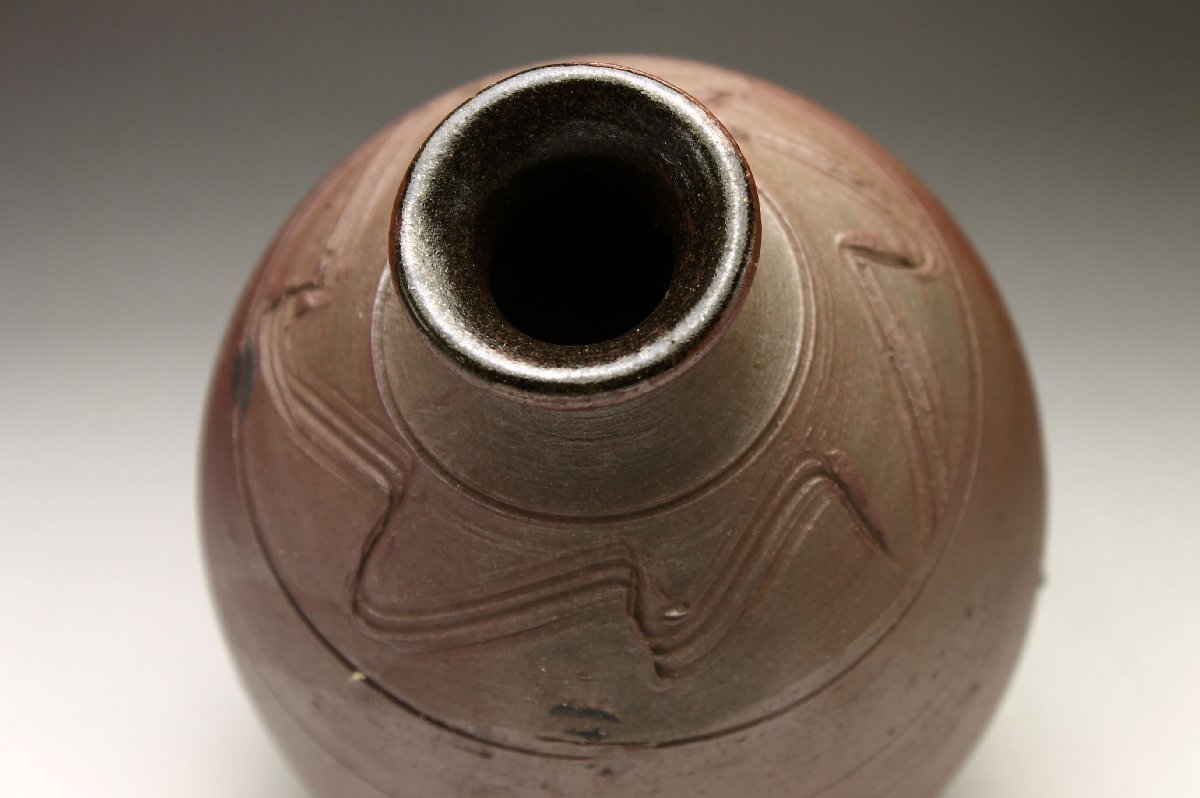 [ over .] Bizen . vase one wheel .* less scratch beautiful goods . tool < including in a package possible >