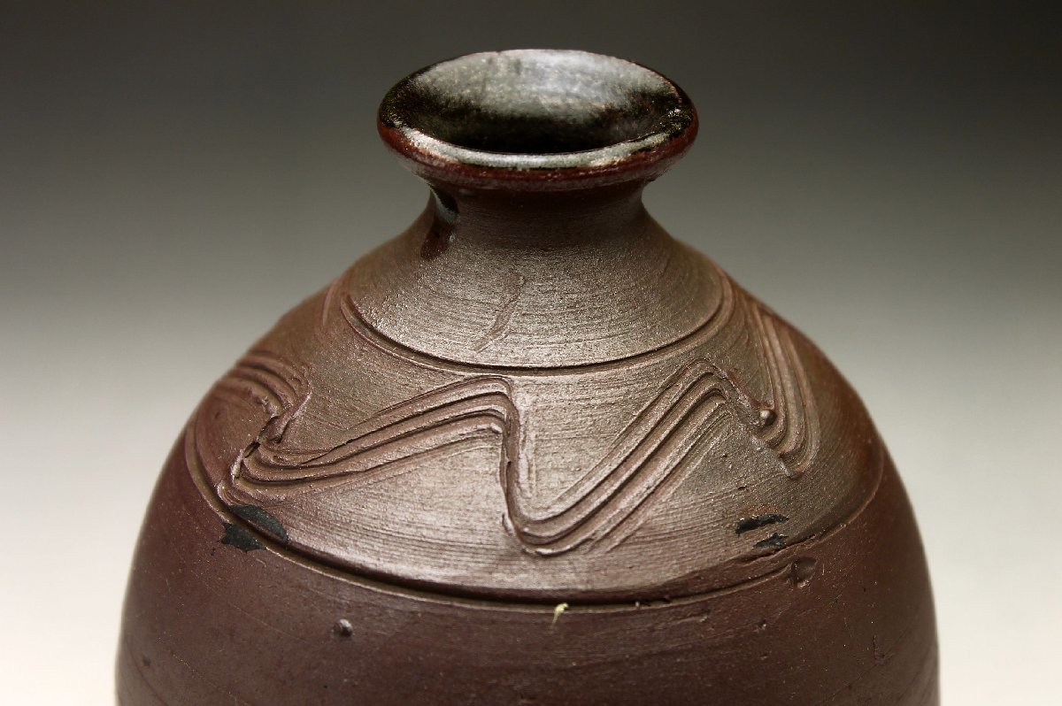 [ over .] Bizen . vase one wheel .* less scratch beautiful goods . tool < including in a package possible >