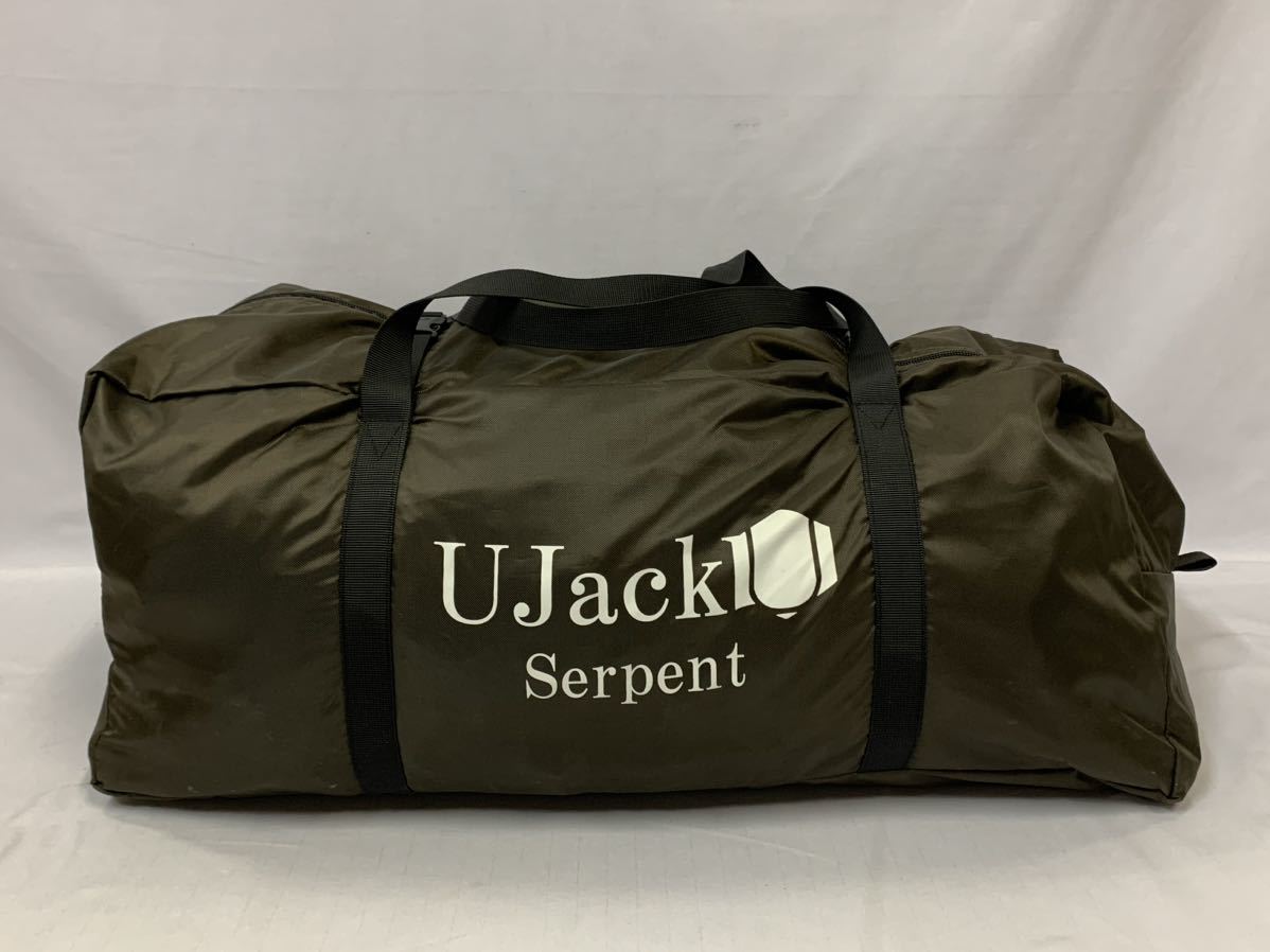 UJack Serpent ユージャック サーペント テント 現状品 アウトドア [12-34] 113/165L_画像1