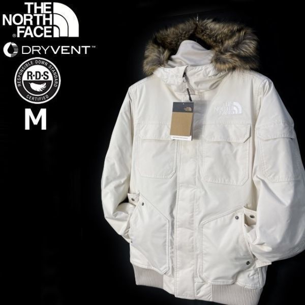 1円～!売切!【正規新品】THE NORTH FACE GOTHAM JACKET III ゴッサムジャケット グースダウン US限定 高品質 ロゴ刺繍 撥水(M)白190122-150_画像2