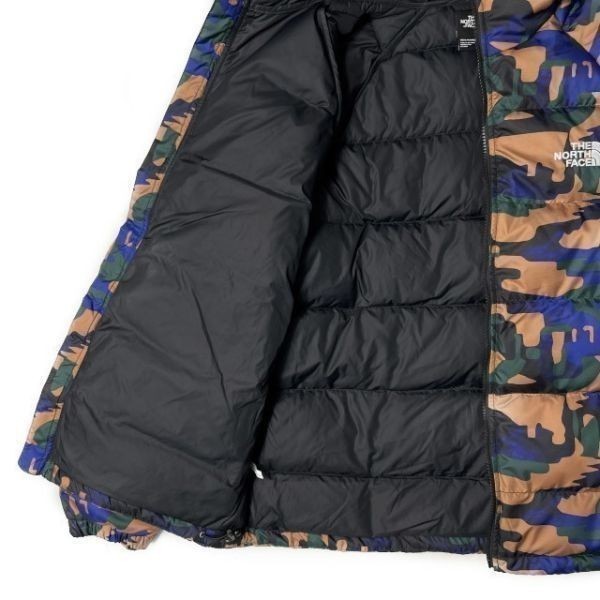 1円～!売切!【正規新品】THE NORTH FACE PRINTED HYDRENALITE HOODIE ダウンジャケット US限定 最新モデル(XL)茶 黒 迷彩柄 190122-130_画像6