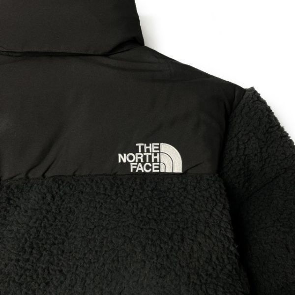 1円～!売切!【正規新品】THE NORTH FACE◆SHERPA NUPTSE JACKET ダウンジャケット ヌプシ モコモコ US限定 RDS認証 防寒(S)黒 190122-175_画像9