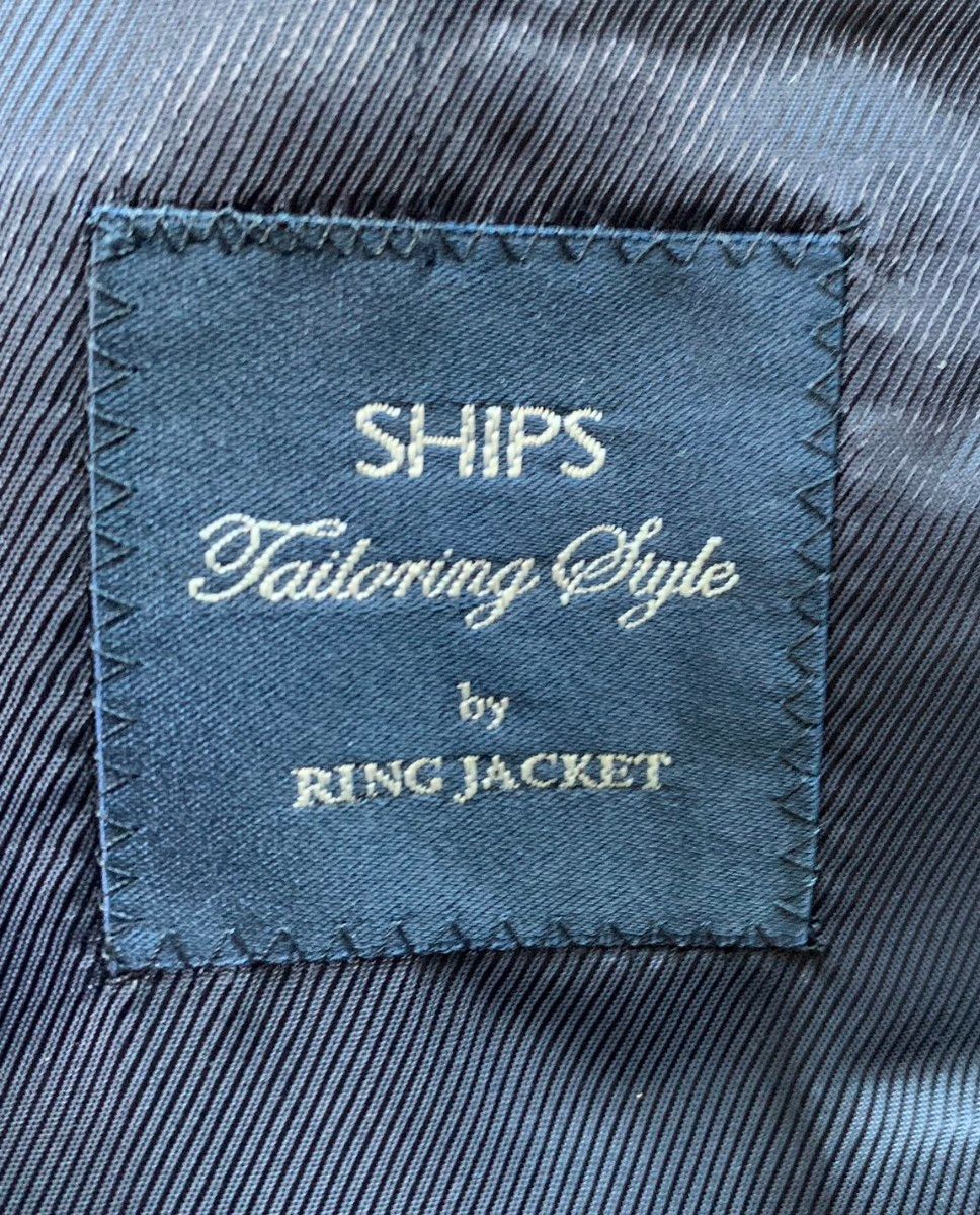 SHIPS リング ジャケット ダブルネーム オーバーペインウールジャケット サイズ 46
