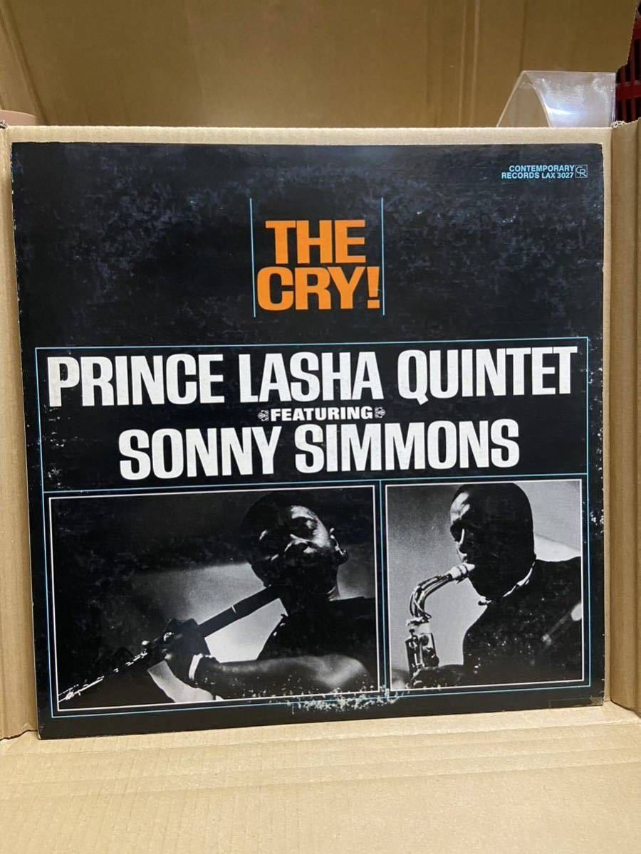 レア！国内盤 Prince Lasha Quintet Featuring Sonny Simmons / The Cry! / Contemporary Records LAX 3027 Limited Edition Stereoの画像1