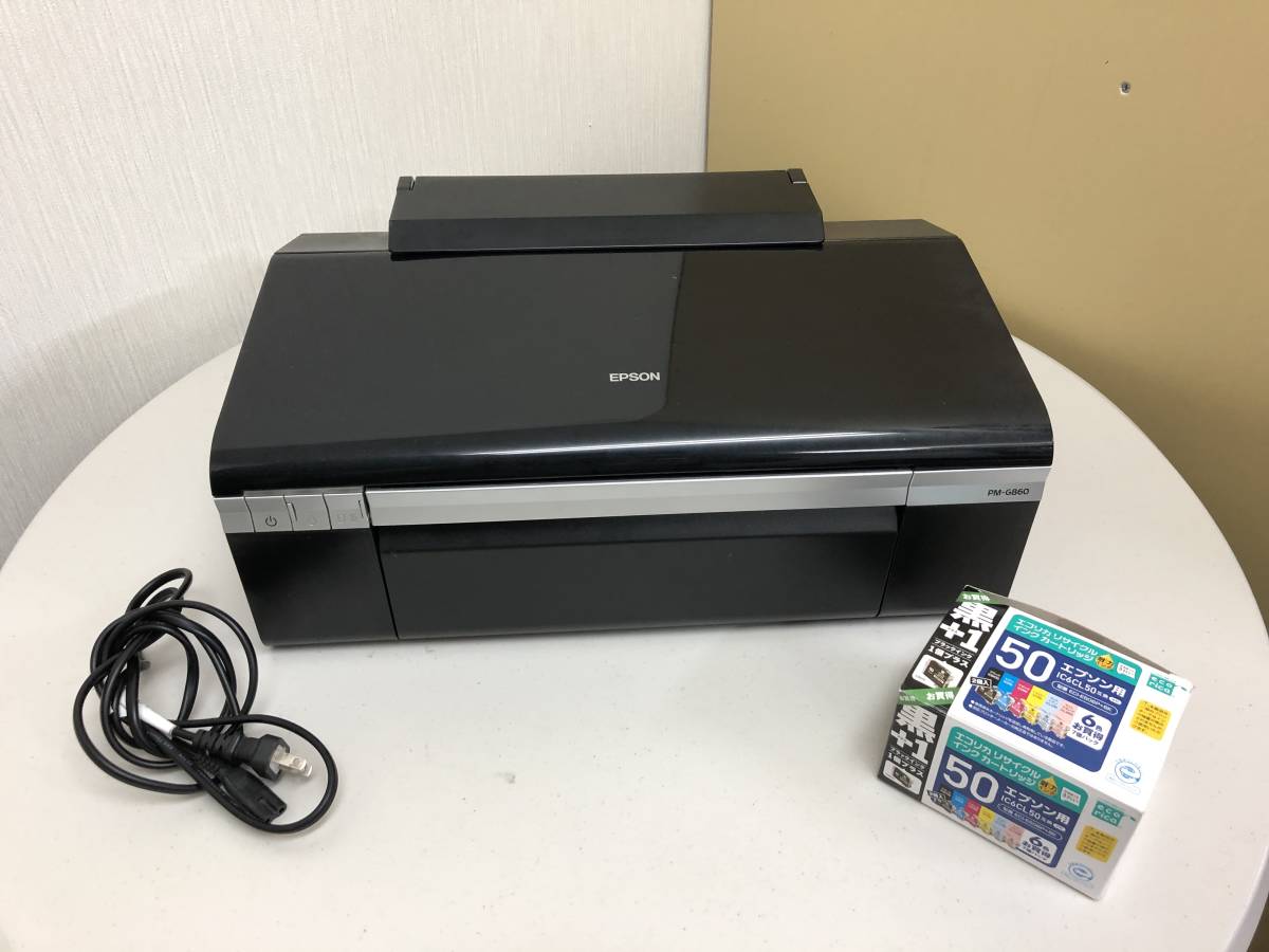 ジャンク、EPSON、PM-G860、インクジェットカラープリンタ、A4、カラリオ_画像1