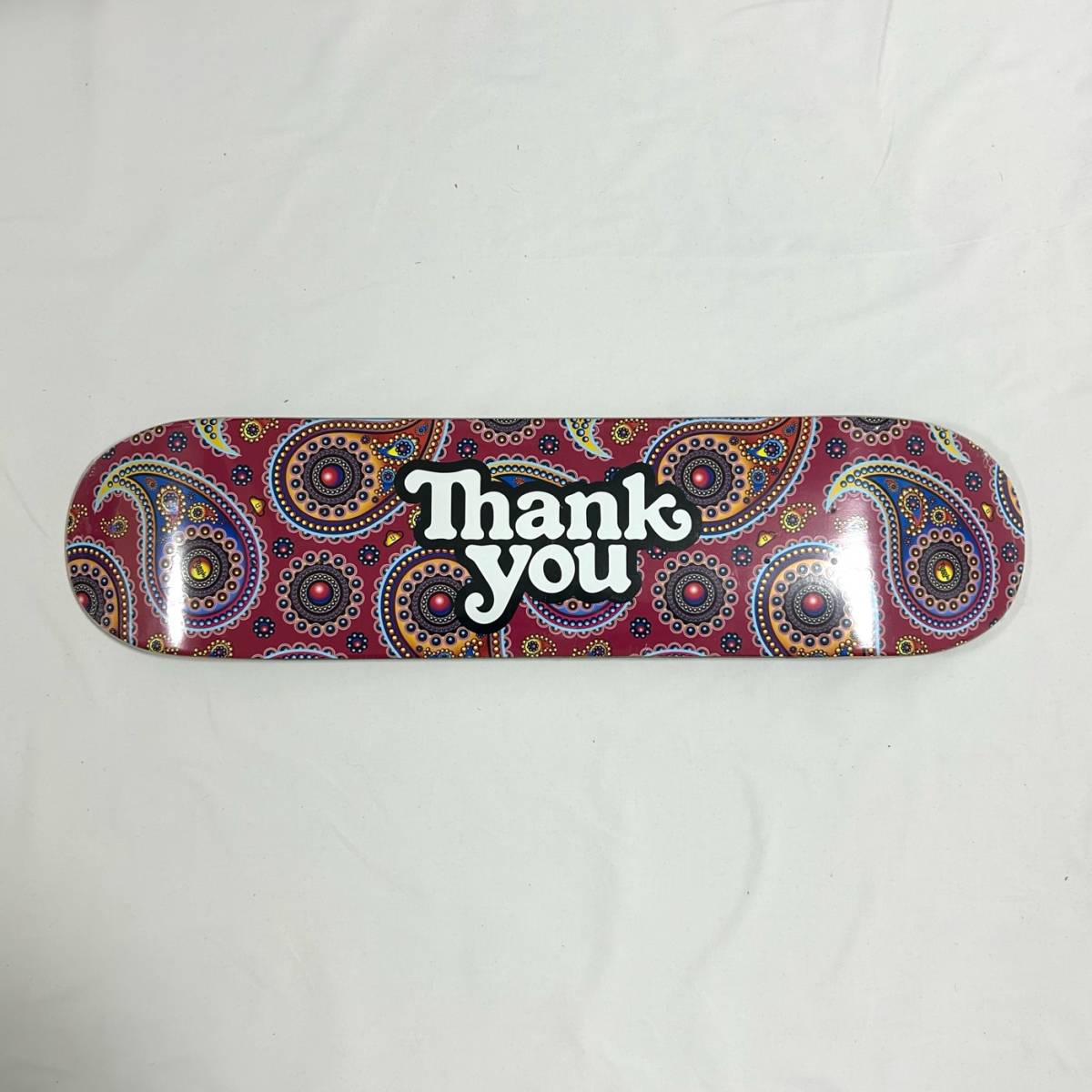 【新品】Thank You スケボー デッキ 7.75 サンキュー Paisley Logo Deck スケートボード コンプリート SKATE BOARD COMPLETE_画像2