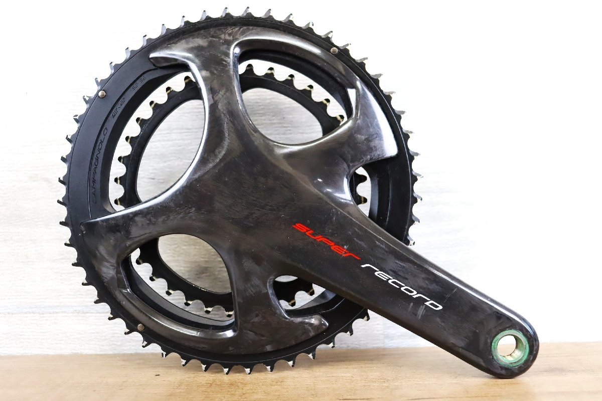 １円スタート　Campagnolo SUPER RECORD　カンパニョーロ　スーパーレコード　172.5mm　52-36　2×12s　ウルトラトルク　cicli17　FC48_画像2