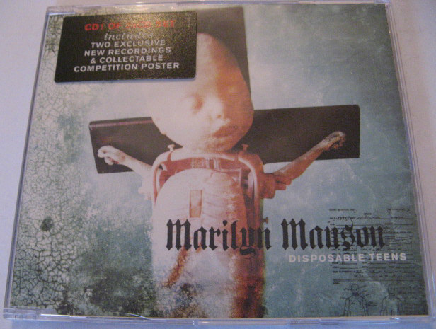 送料込み◆CD◆MARILYN MANSON／DIPOSABLE TEENS◆ミニポスター付き・EU盤_画像1