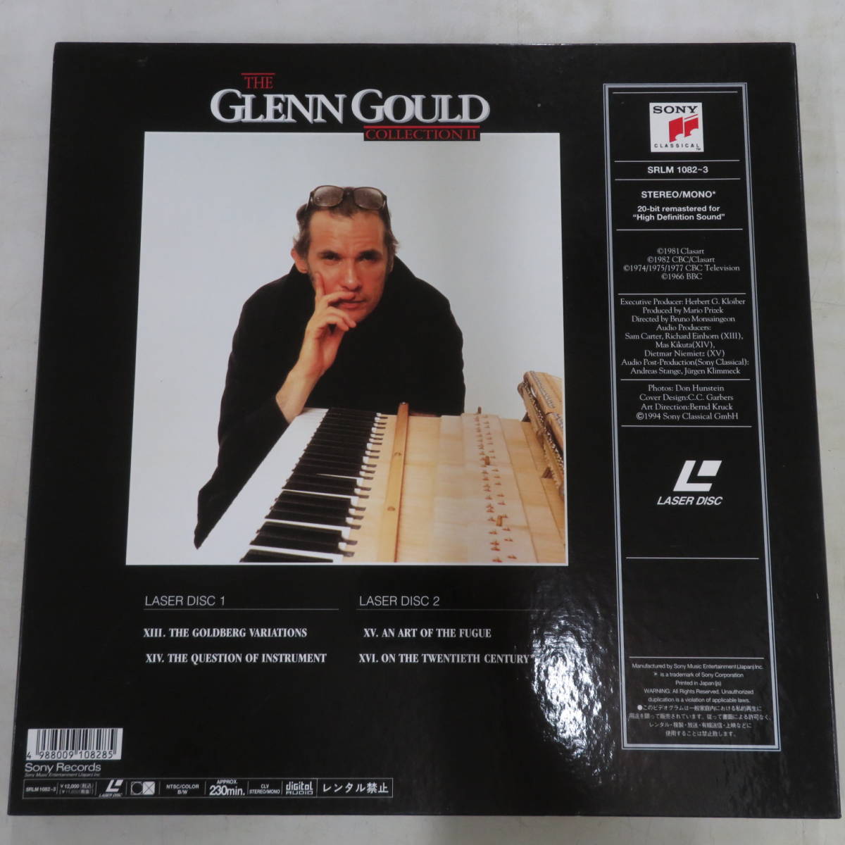 B00166202/●LD2枚組ボックス/グレン・グールド(Pf)「The Glenn Gould Collection II / 伝説の最後のゴールドベルク収録 (1994年・SRLM-10_画像2