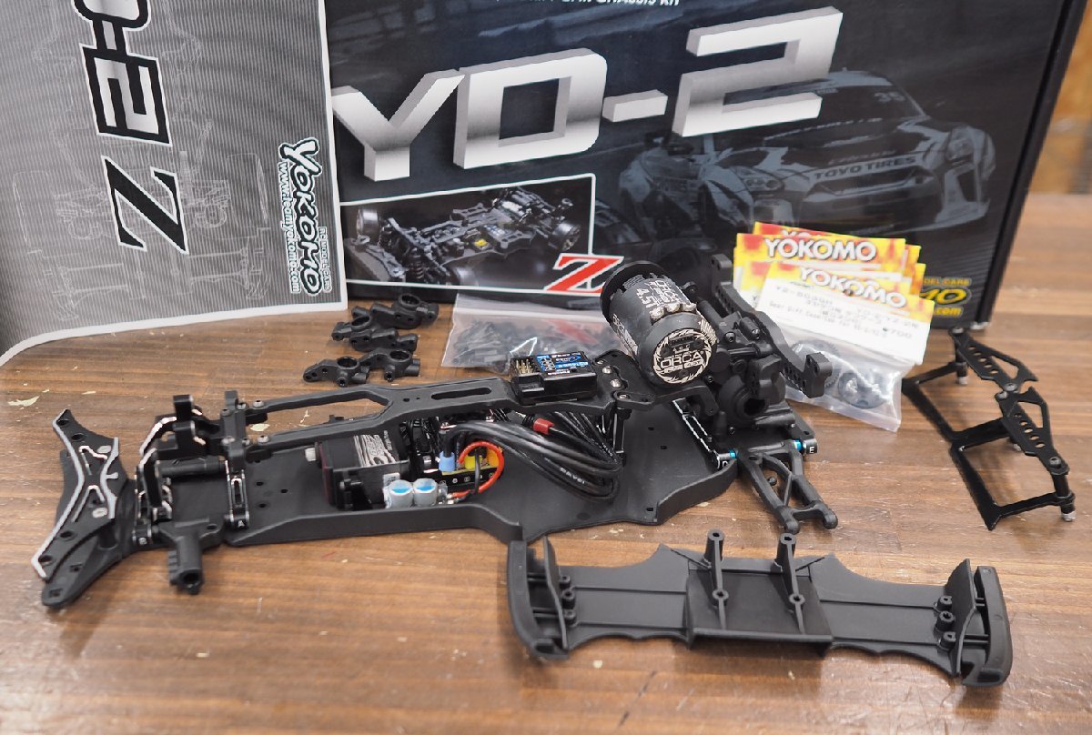 値下げ！一部組立済 YOKOMO ヨコモ ラジコン 1/10 RWD ドリフトカー YD-2Z アルミパーツ・フタバ S9373SV OS・ XeRUN XR10 PRO G2S 等