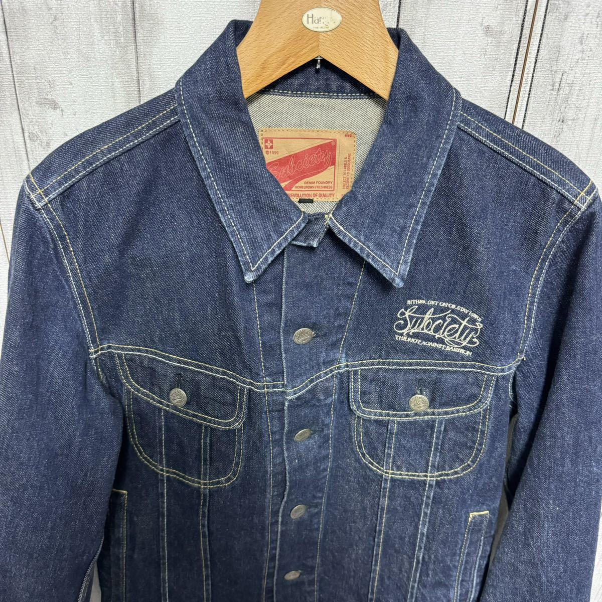 美品 subciety バックプリントデニムジャケット 日本製|Yahoo 美品 subciety バックプリントデニムジャケット 日本製|Yahoo