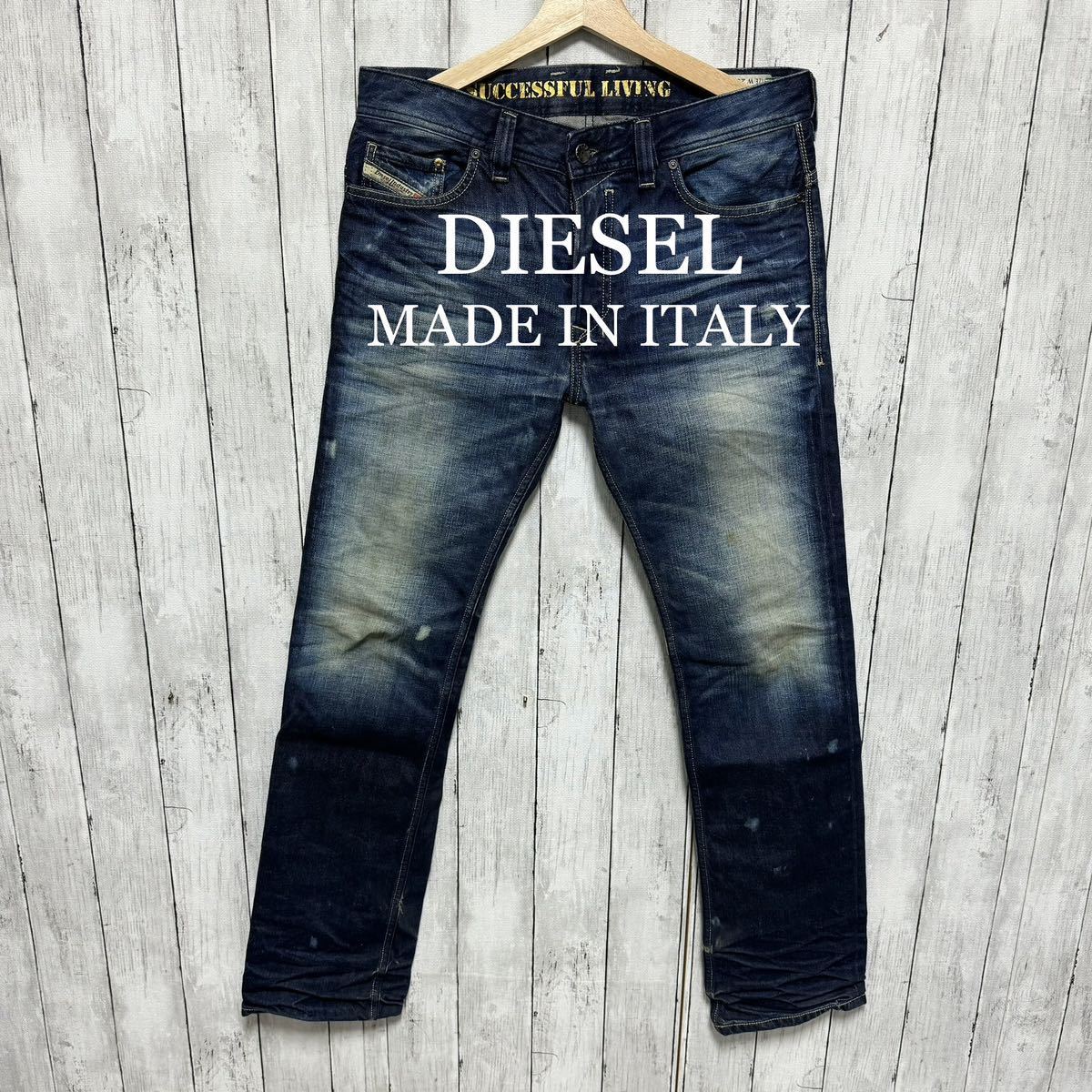 DIESEL SAFADO ブリーチ加工デニム！イタリア製！雰囲気◎_画像1