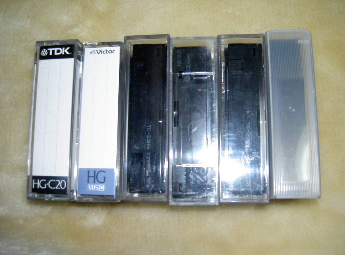 ☆ VHS-C лента   ... для 　６ шт.  ☆