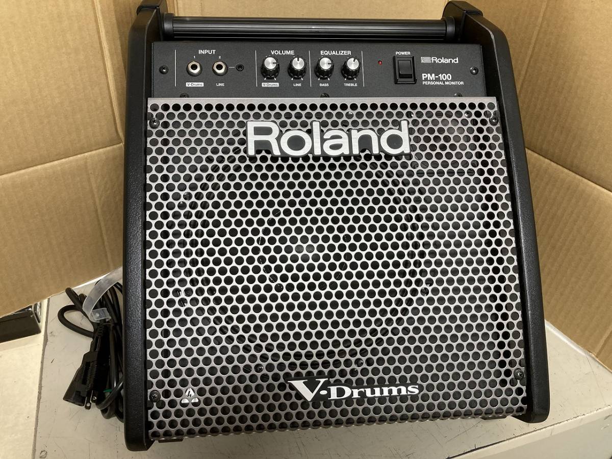 #Roland#V-Drums/ maximum output 80W/ monitor speaker #PM-100# used # * prompt decision *