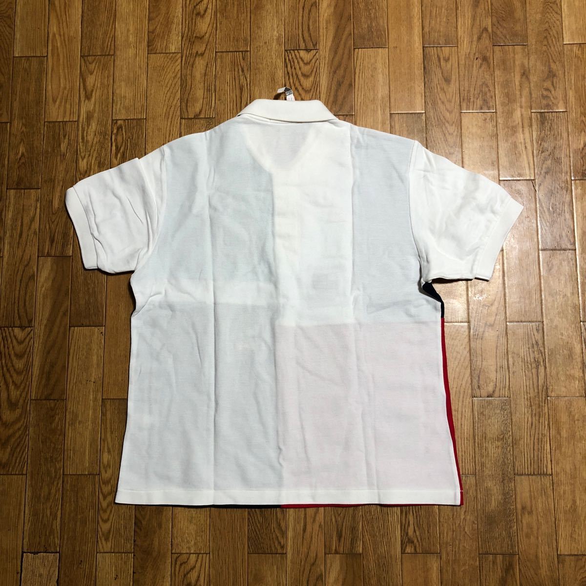 日本製 Munsingwear レディース ポロシャツ 白 Lサイズ ゴルフ マンシングウェア 金ボタン_画像7