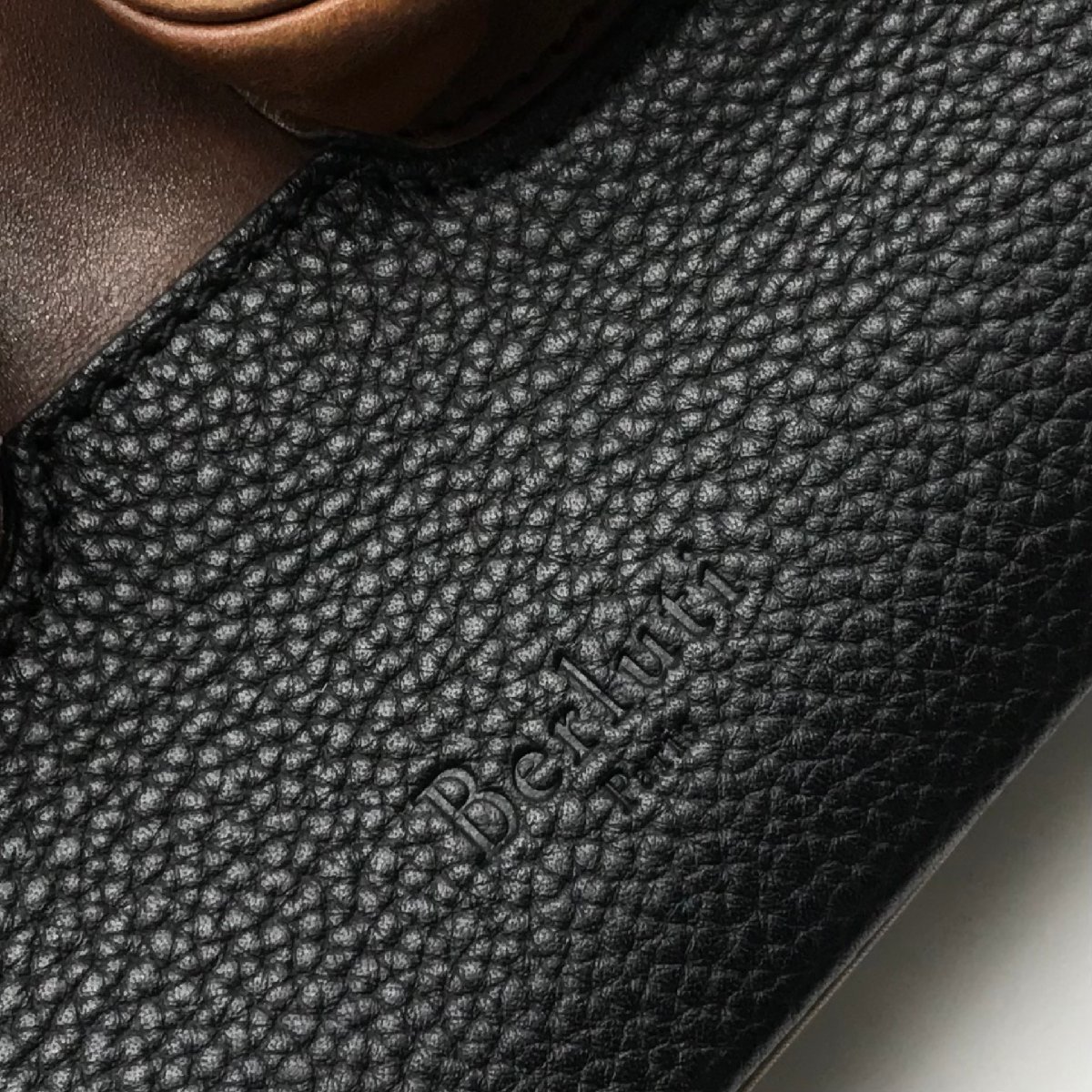 Berluti Berluti Horizon leather rucksack backpack Brown x black beautiful goods A455