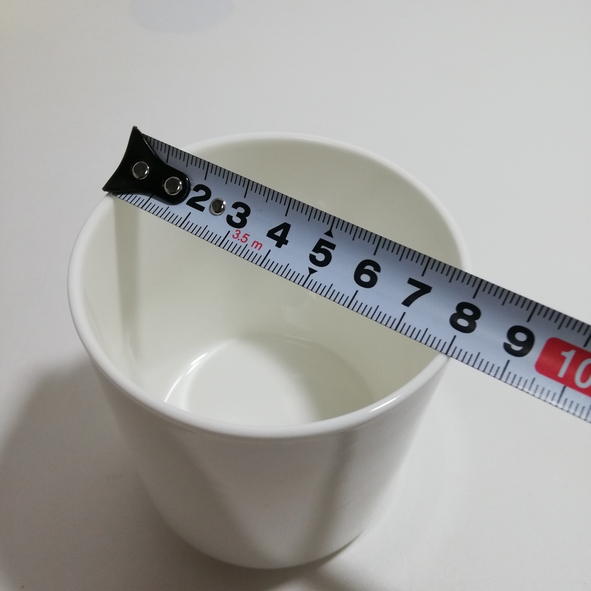 DESIGN LETTERS デザインレターズ 持ち手無しタイプ 磁器 マグカップ 『N』 直径8.1cm×高さ8.6cm [茶器 カップ]_画像8